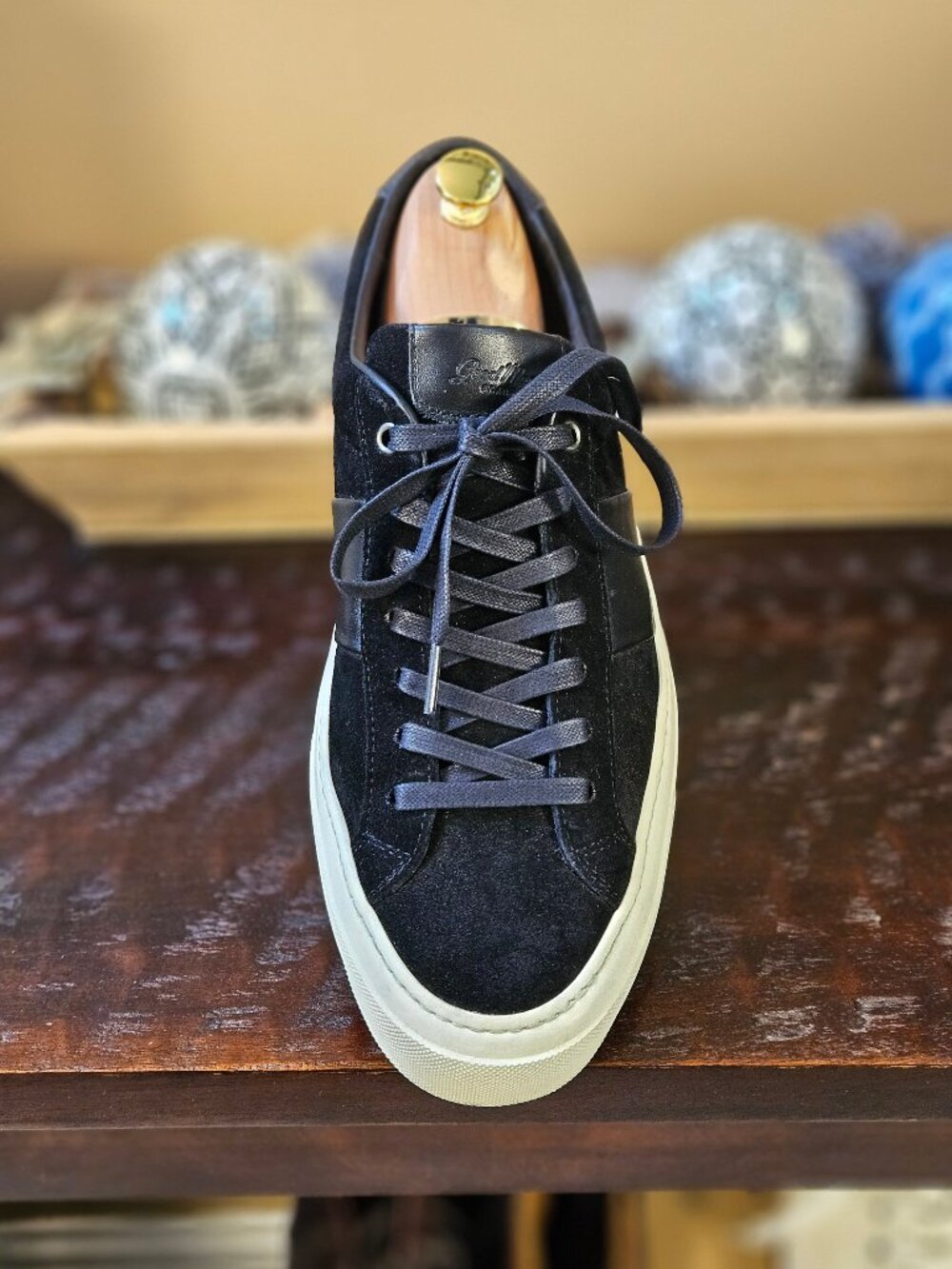 Good Man Brand Men's Midtown Suede Sneakers, Black, Sz 12 - Picture 8 of 14